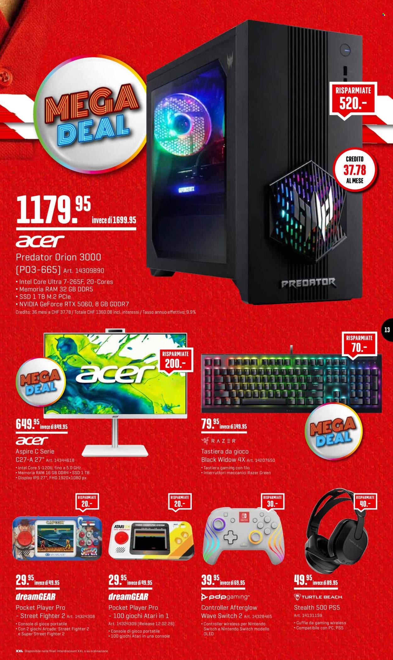 Volantino Interdiscount - 26.1.2026 - 8.2.2026. Pagina 13. Pagina 13