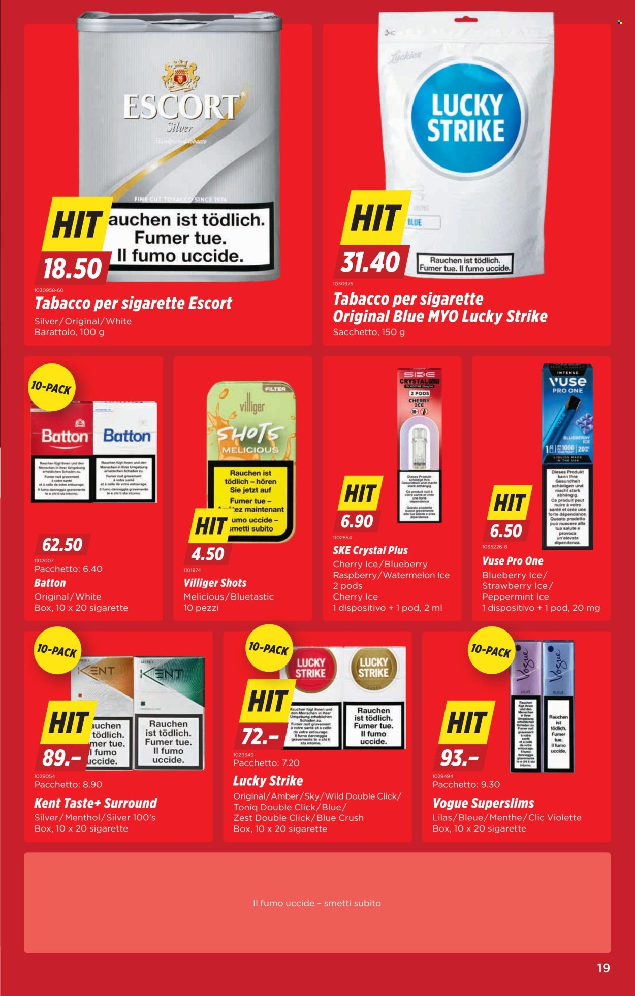 Volantino Denner - 27.1.2026 - 4.2.2026. Pagina 19. Pagina 19