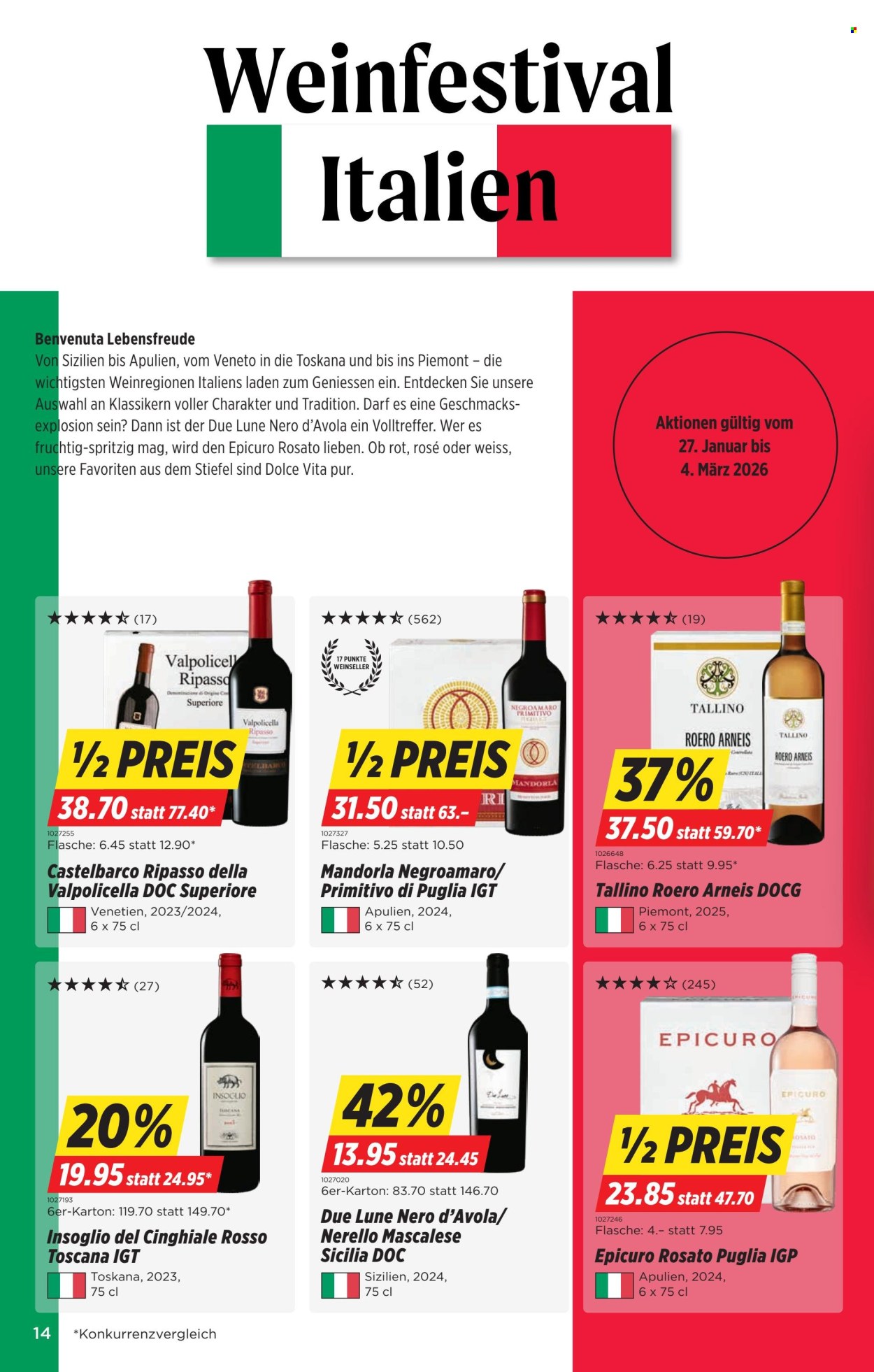 Volantino Denner - 27.1.2026 - 4.2.2026. Pagina 14. Pagina 14