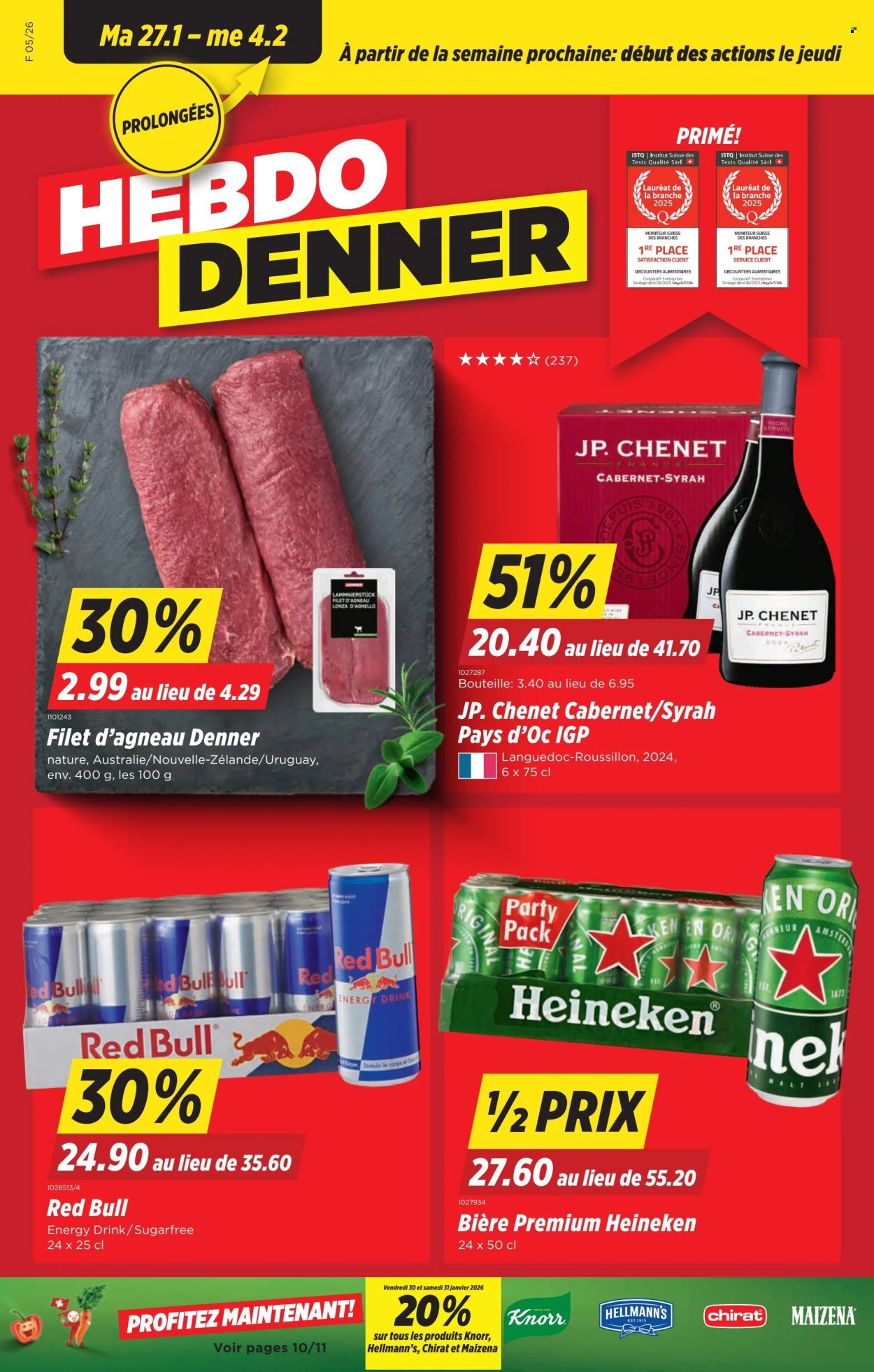 Volantino Denner - 27.1.2026 - 4.2.2026. Pagina 1. Pagina 1