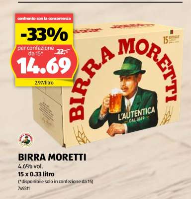 BIRRA MORETTI