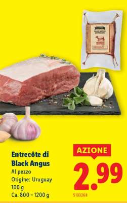 Entrecôte di Black Angus