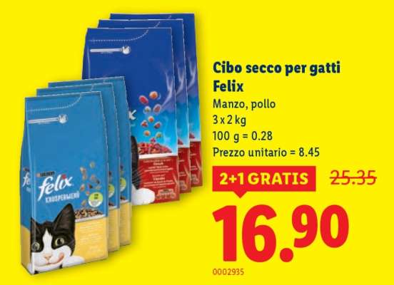 Cibo secco per gatti Felix
