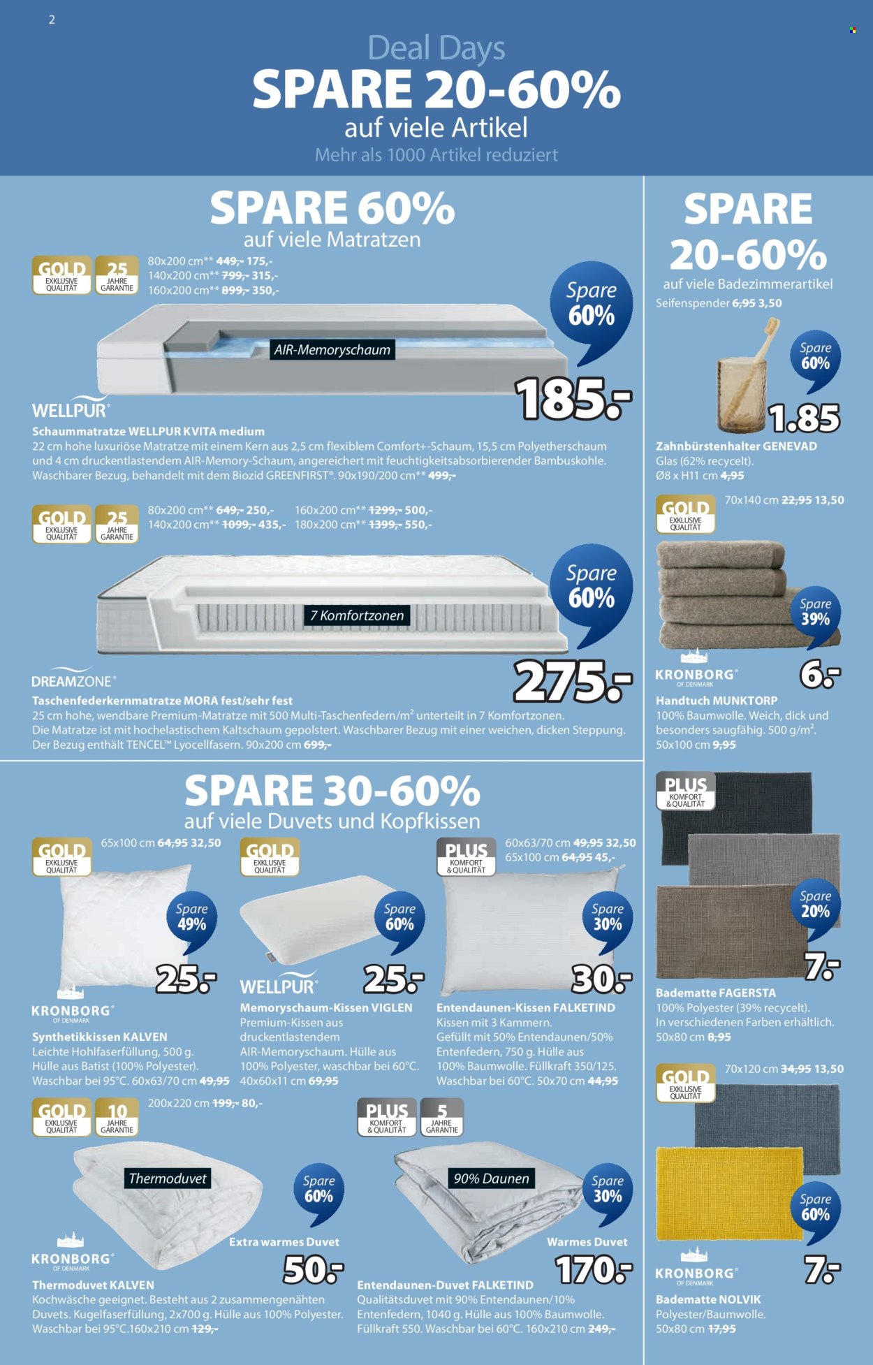 Volantino JYSK - 3.2.2026 - 16.2.2026. Pagina 2. Pagina 2