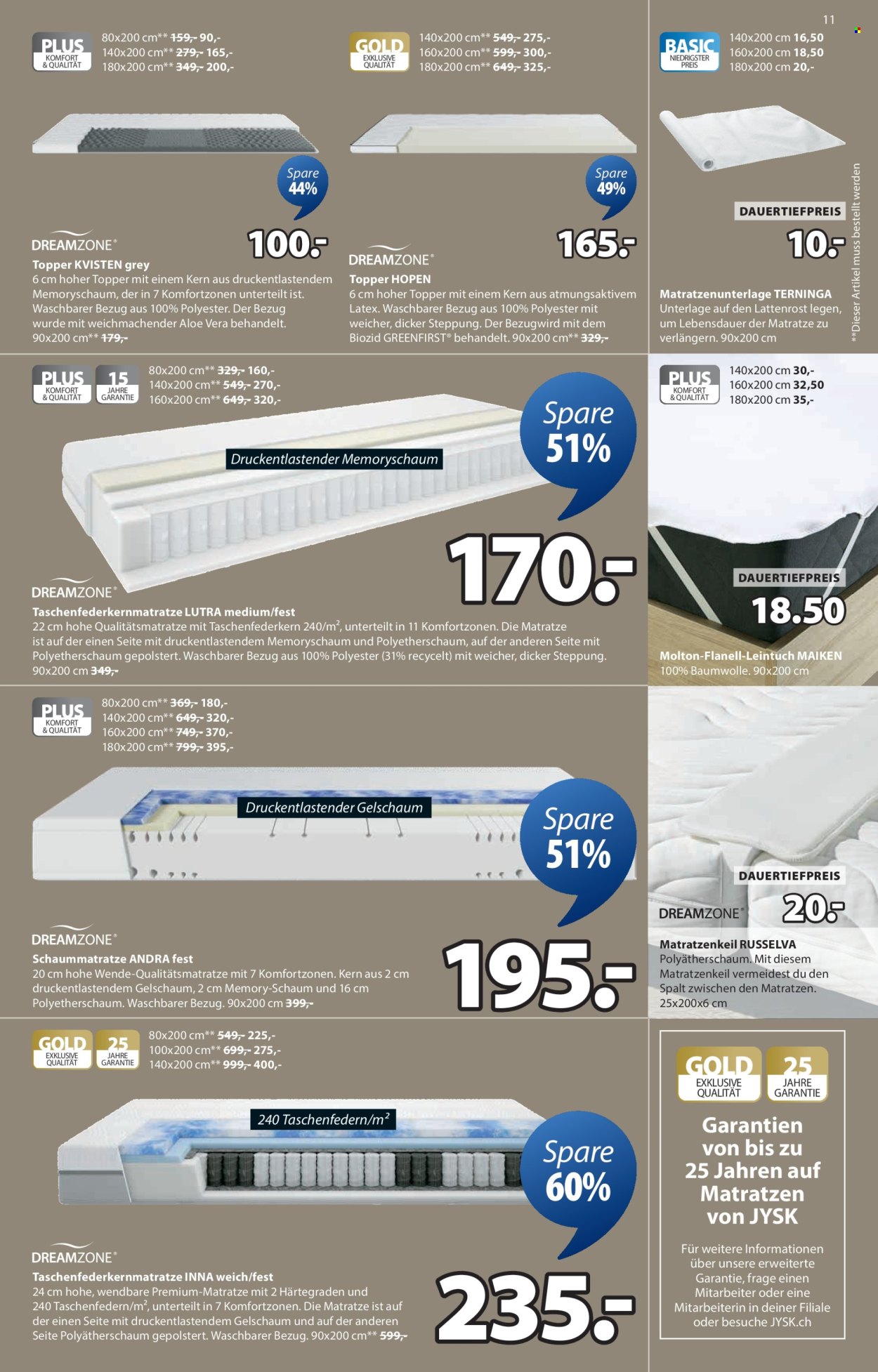 Volantino JYSK - 3.2.2026 - 16.2.2026. Pagina 11. Pagina 11