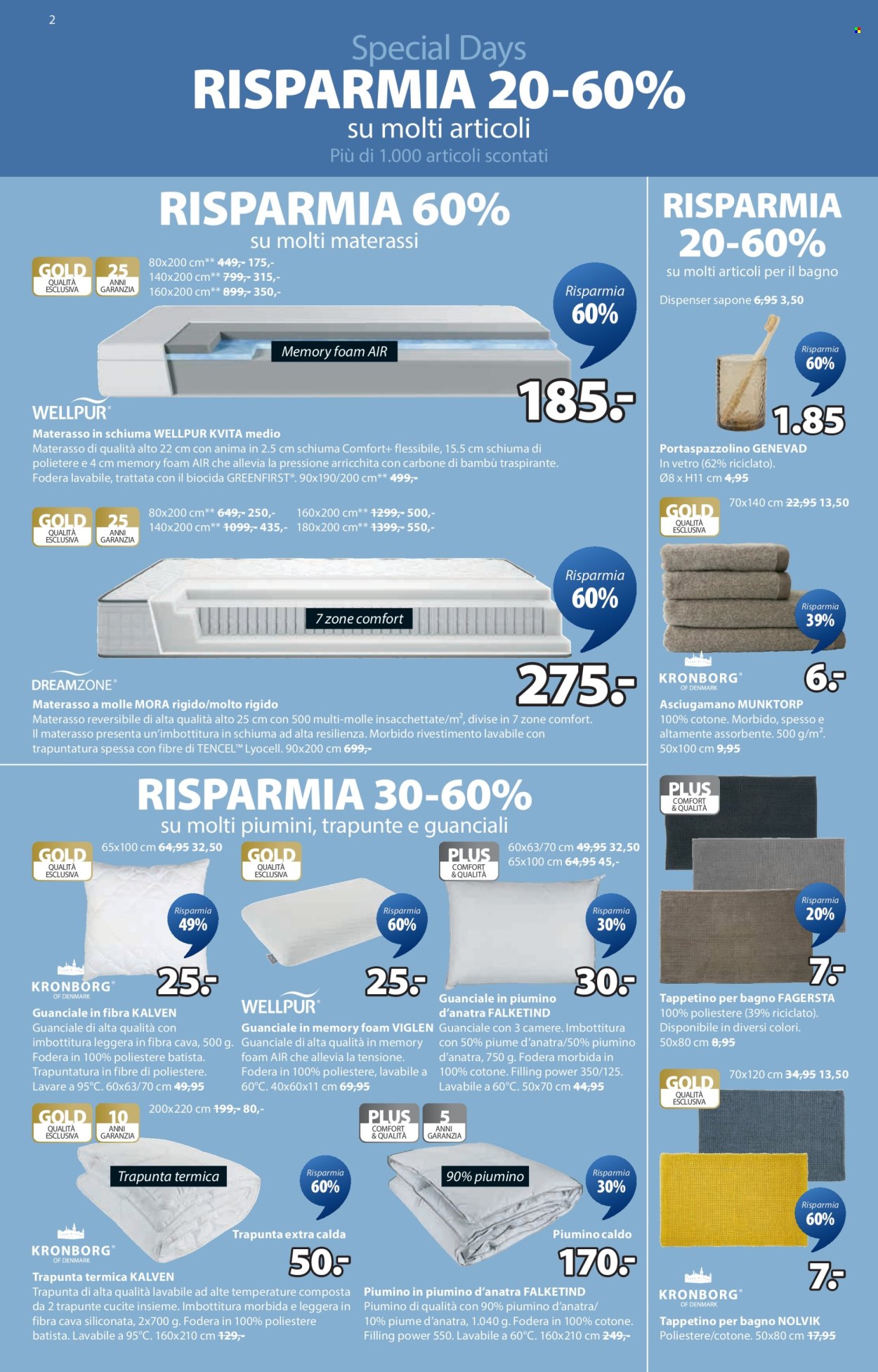 Volantino JYSK - 3.2.2026 - 16.2.2026. Pagina 2. Pagina 2