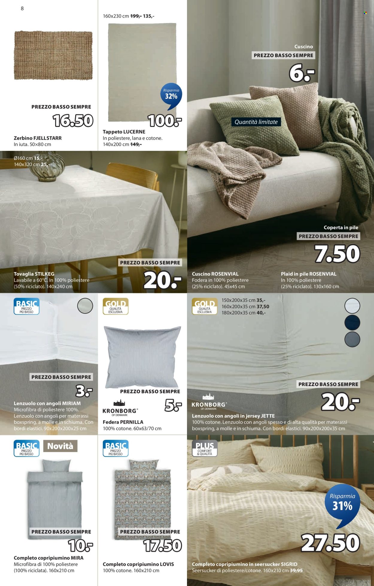 Volantino JYSK - 3.2.2026 - 16.2.2026. Pagina 8. Pagina 8