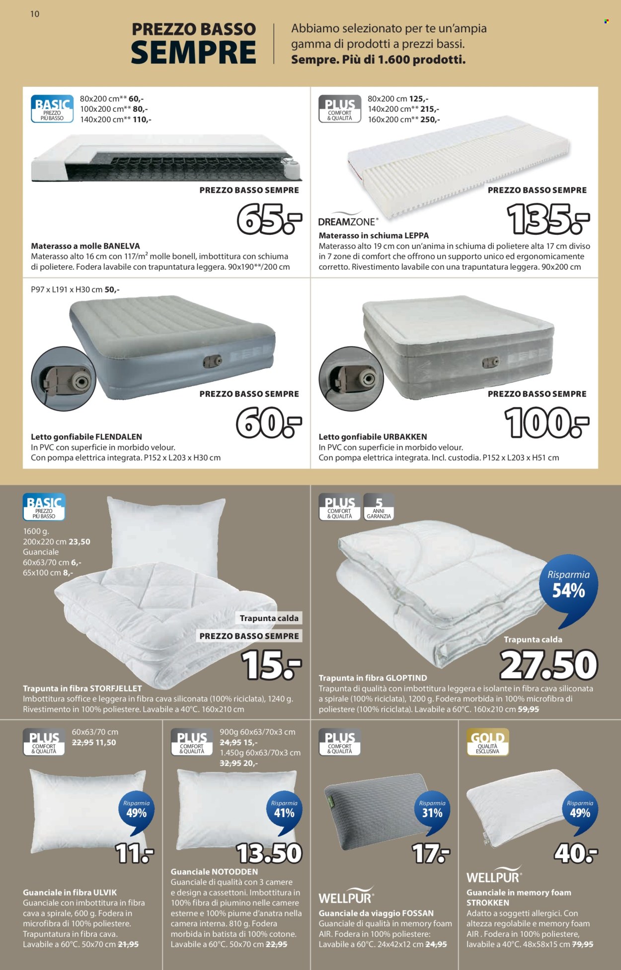 Volantino JYSK - 3.2.2026 - 16.2.2026. Pagina 10. Pagina 10