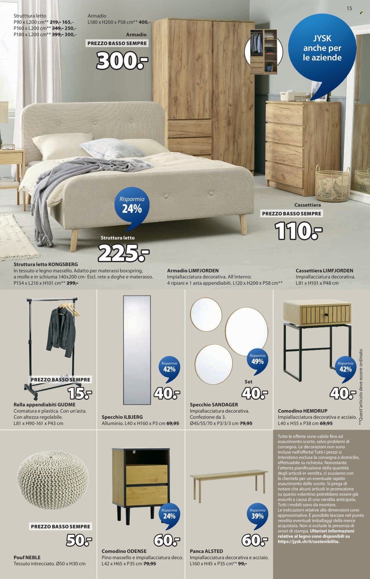 Volantino JYSK - 3.2.2026 - 16.2.2026. Pagina 15. Pagina 15