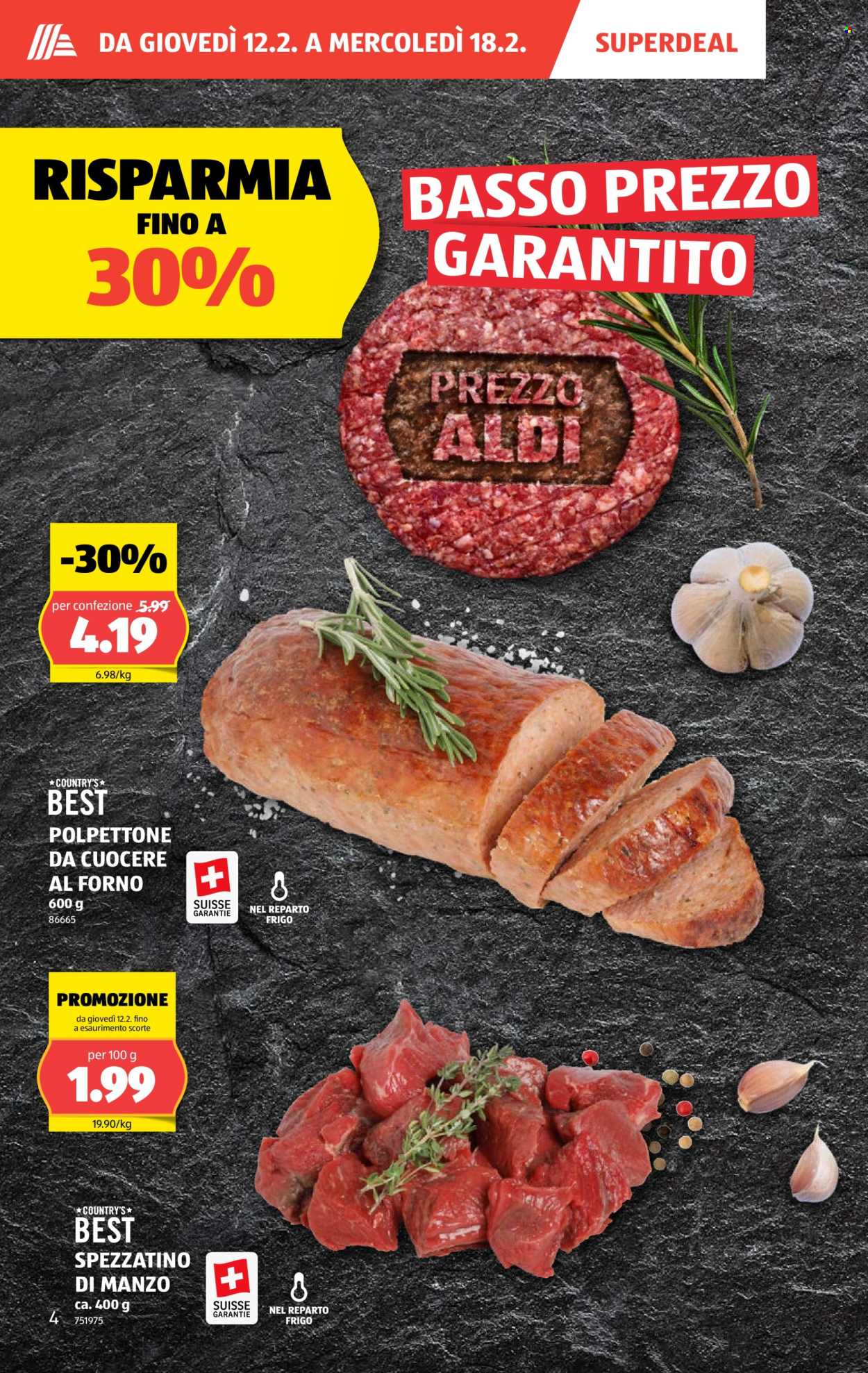 Volantino Aldi - 12.2.2026 - 18.2.2026. Pagina 4. Pagina 4