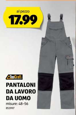 PANTALONI DA LAVORO DA UOMO