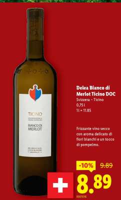Delea Bianco di Merlot Ticino DOC