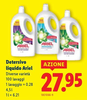 Detersivo liquido Ariel