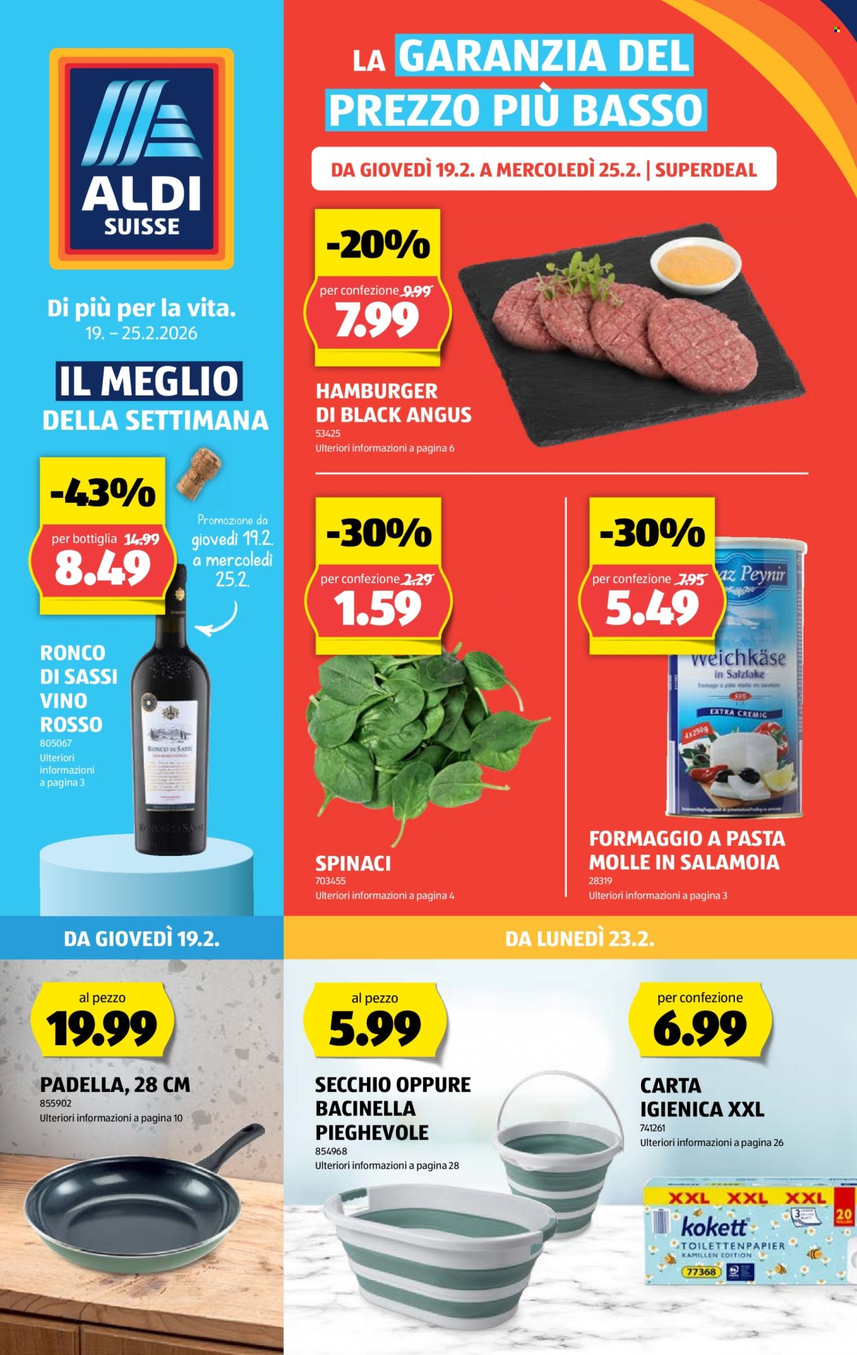 Volantino Aldi - 19.2.2026 - 25.2.2026. Pagina 1. Pagina 1