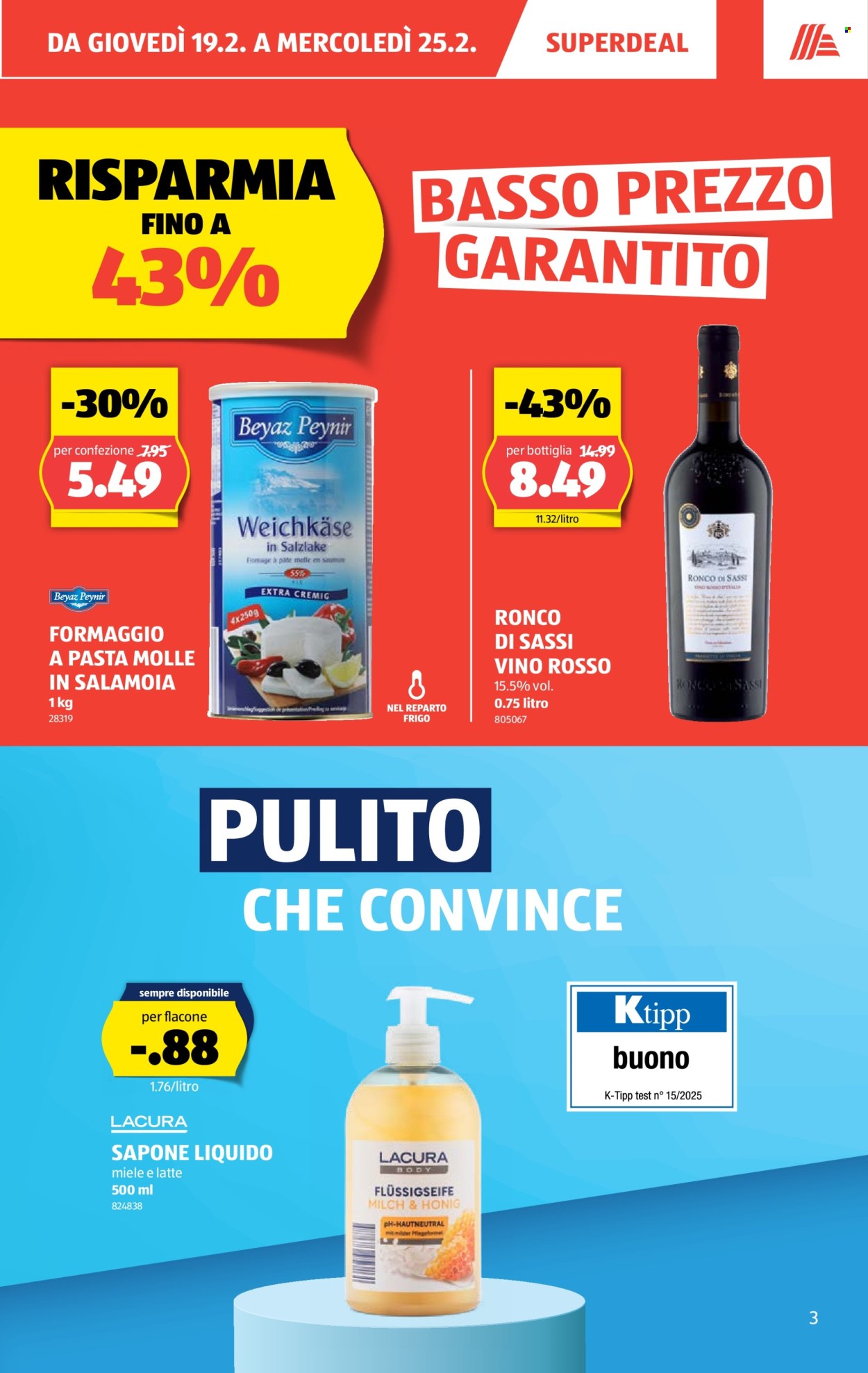 Volantino Aldi - 19.2.2026 - 25.2.2026. Pagina 3. Pagina 3