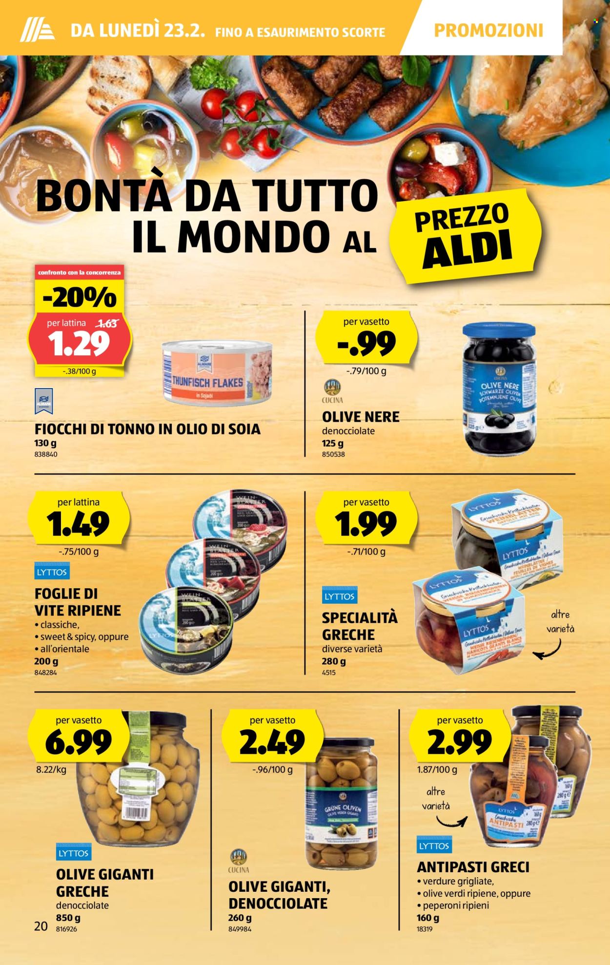 Volantino Aldi - 19.2.2026 - 25.2.2026. Pagina 20. Pagina 20
