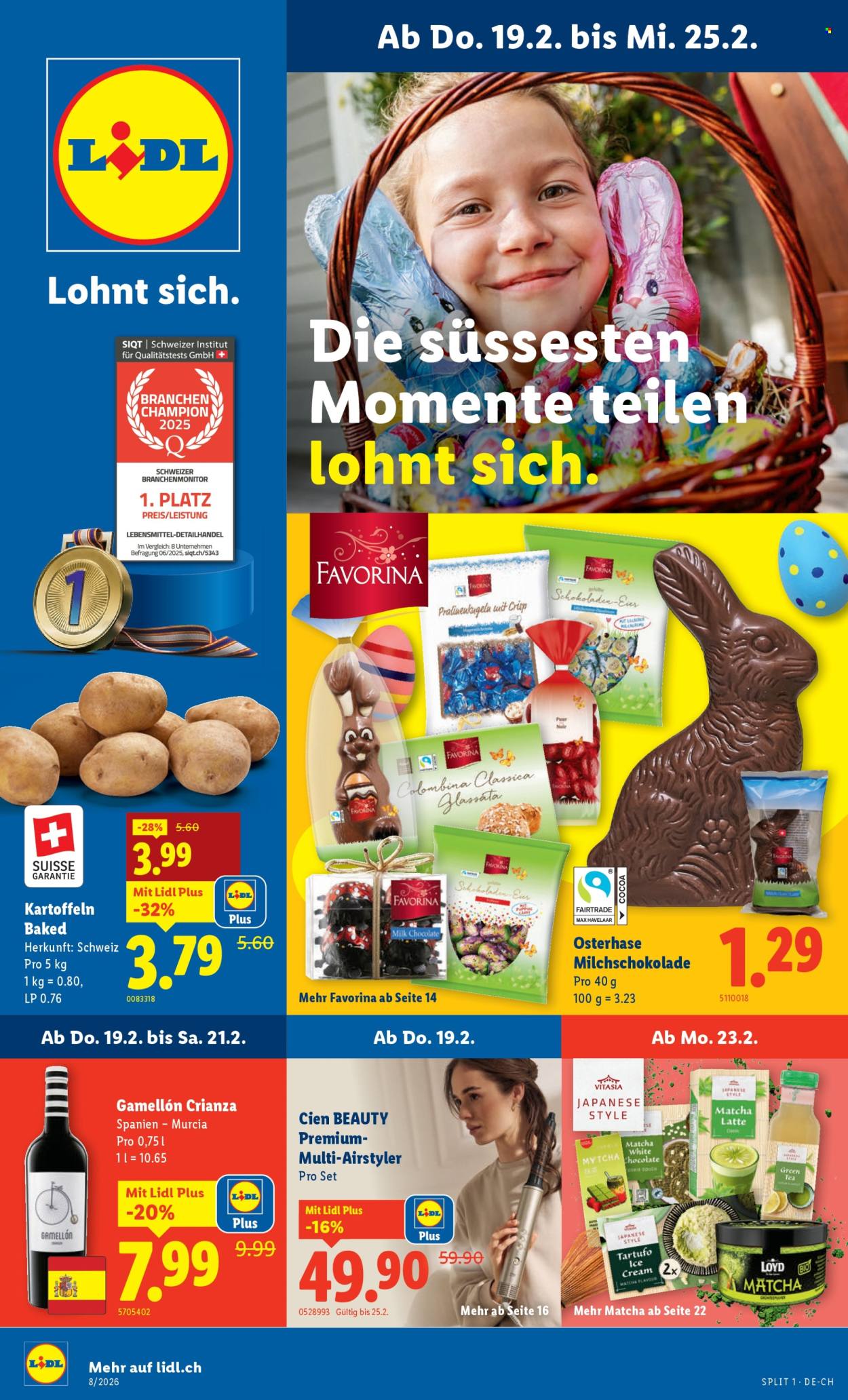 Volantino Lidl - 19.2.2026 - 25.2.2026. Pagina 1. Pagina 1