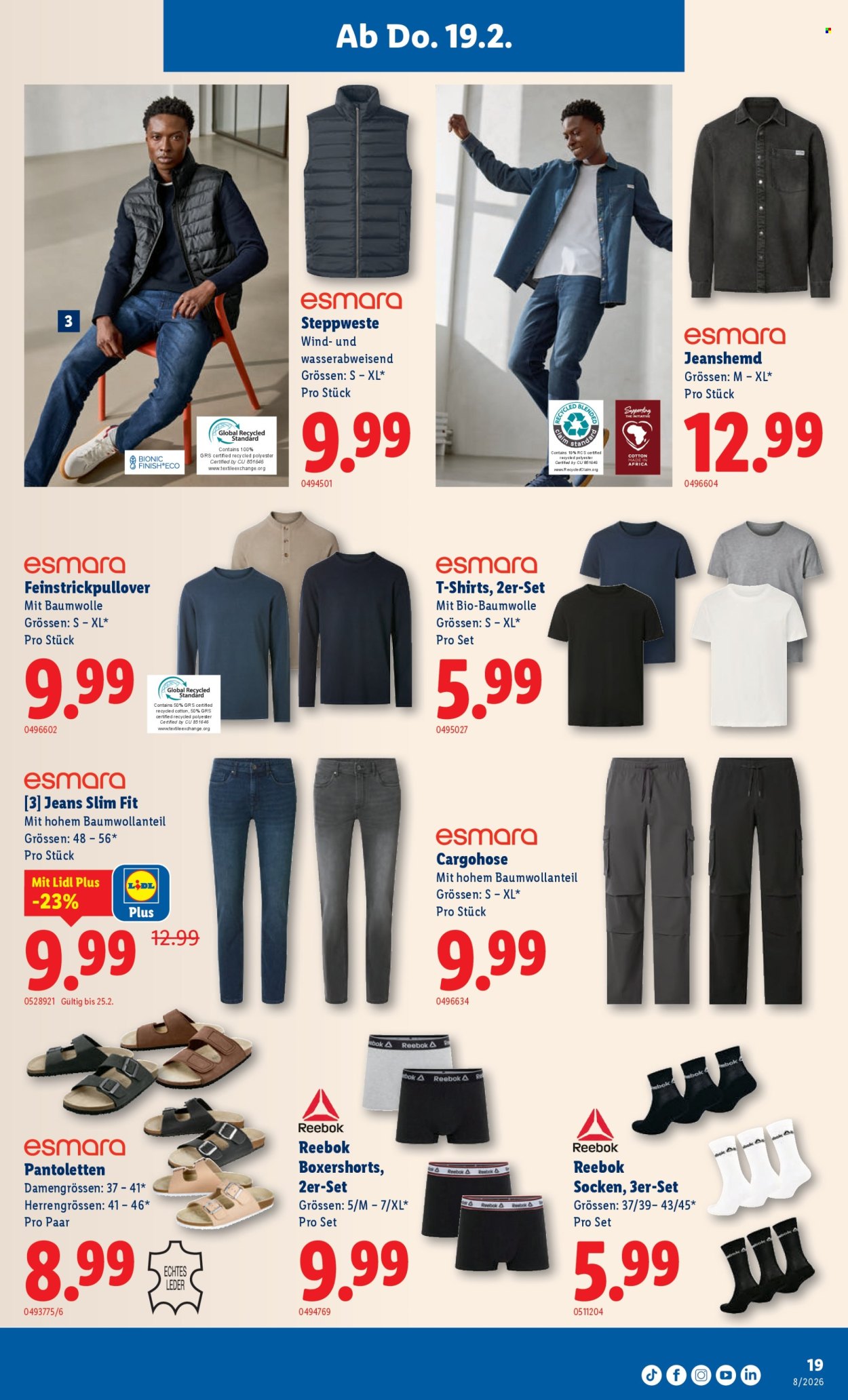 Volantino Lidl - 19.2.2026 - 25.2.2026. Pagina 19. Pagina 19