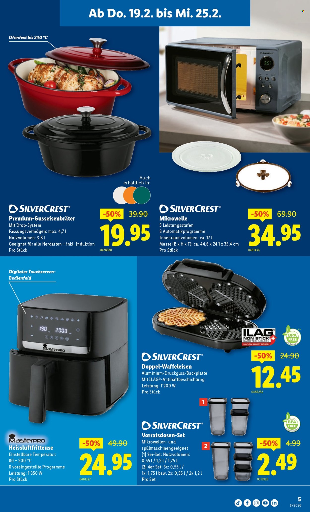 Volantino Lidl - 19.2.2026 - 25.2.2026. Pagina 5. Pagina 5