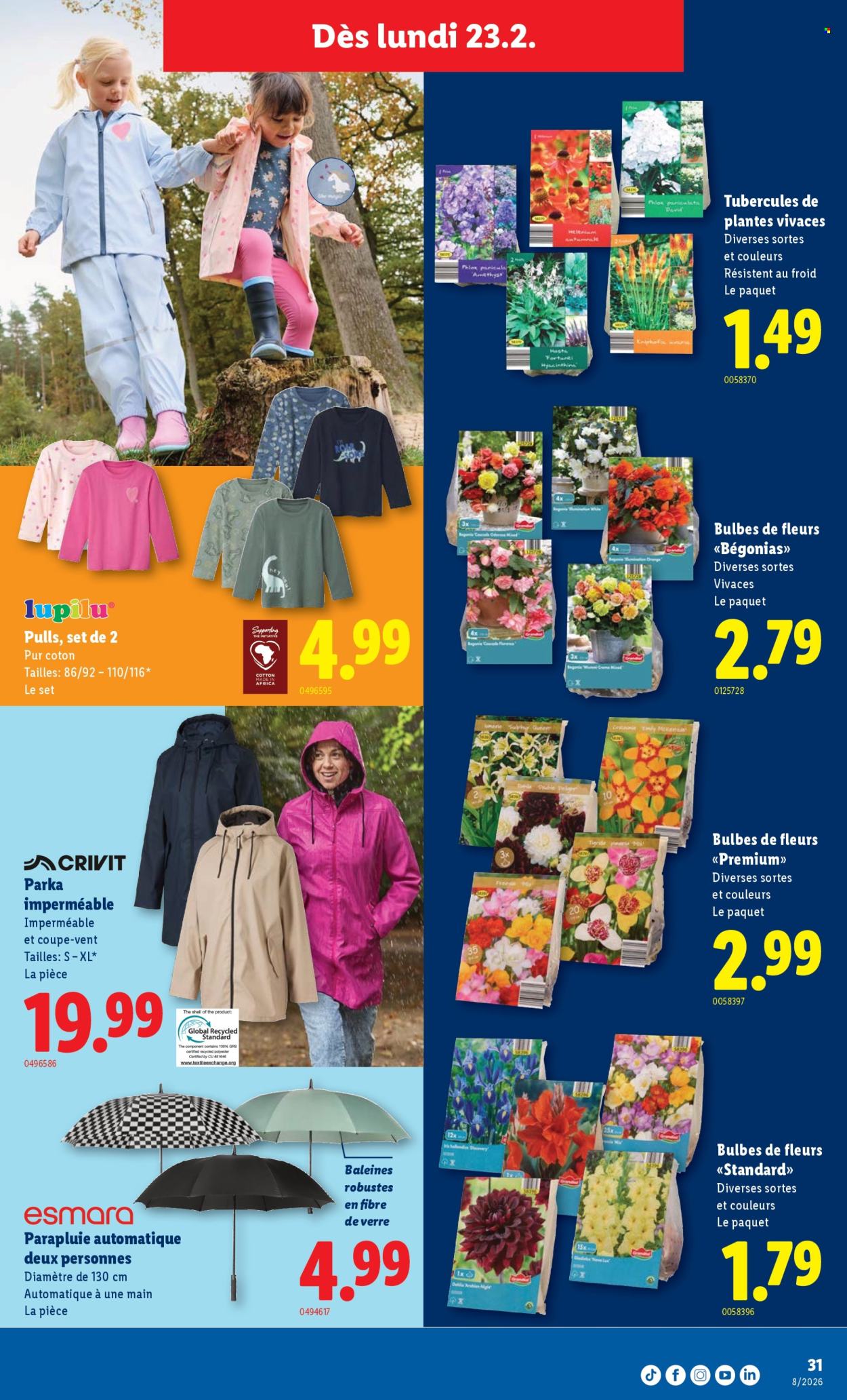 Volantino Lidl - 19.2.2026 - 25.2.2026. Pagina 31. Pagina 31