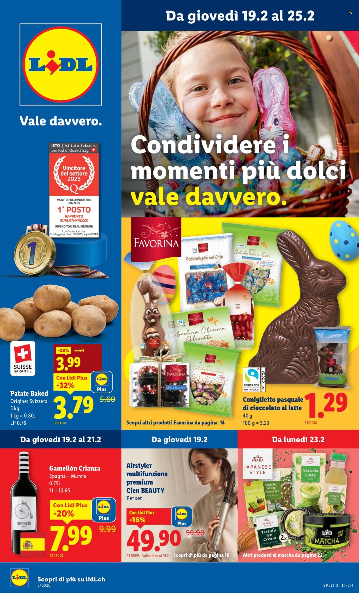 Volantino Lidl - 19.2.2026 - 25.2.2026. Pagina 1. Pagina 1