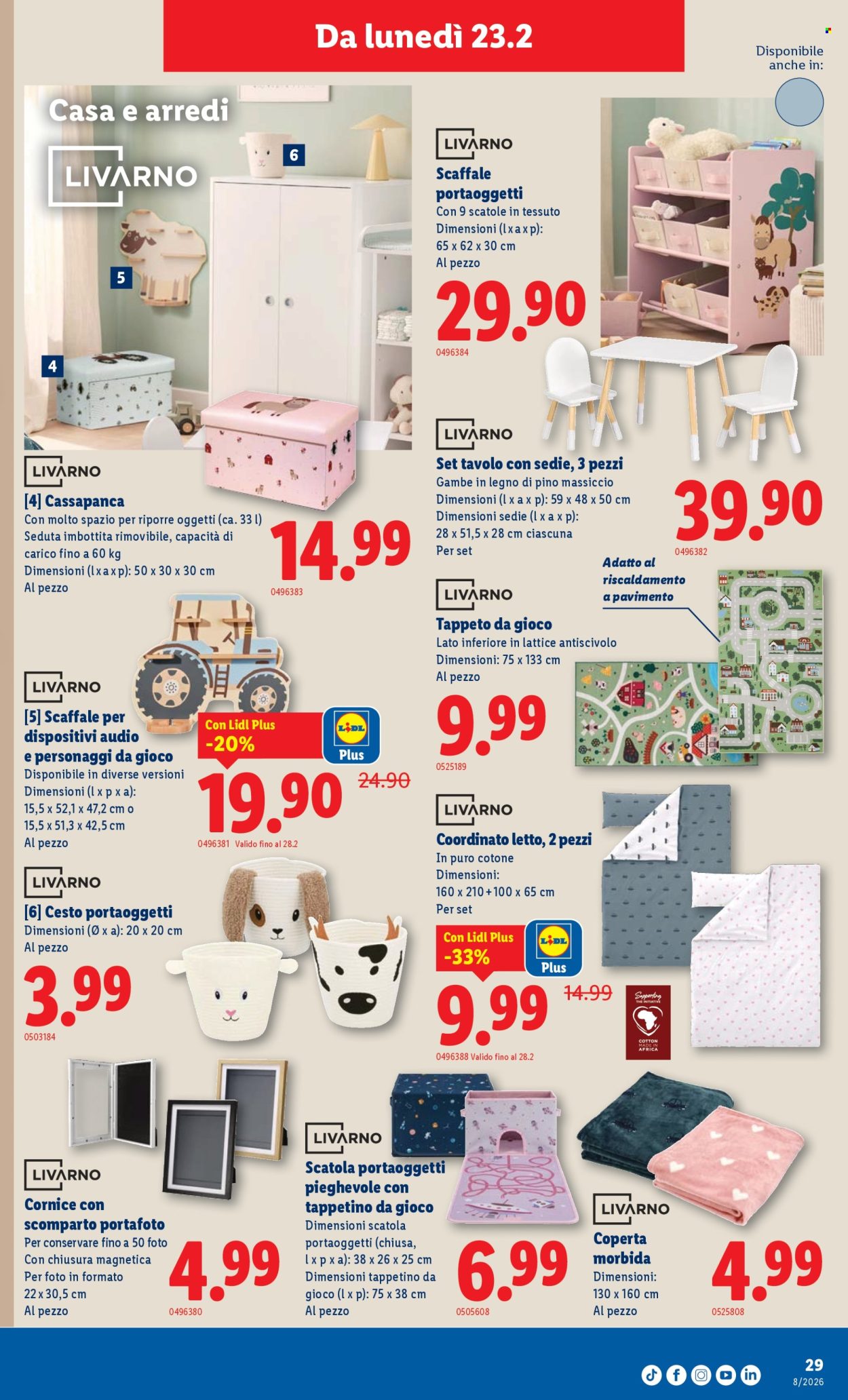 Volantino Lidl - 19.2.2026 - 25.2.2026. Pagina 29. Pagina 29