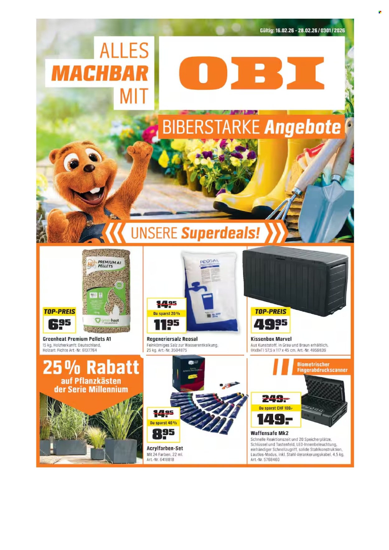 Volantino OBI - 16.2.2026 - 28.2.2026. Pagina 1. Pagina 1