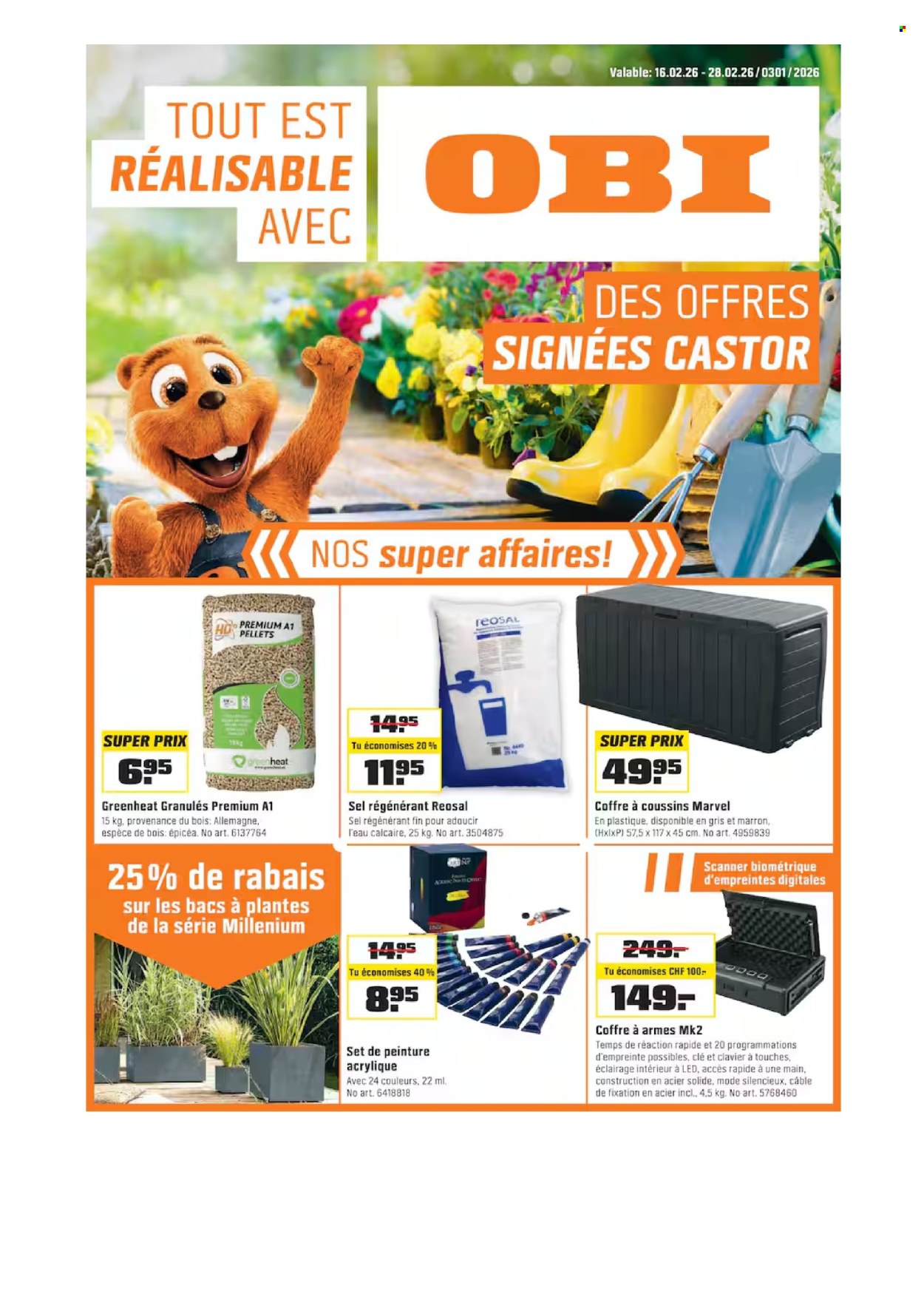 Volantino OBI - 16.2.2026 - 28.2.2026. Pagina 1. Pagina 1