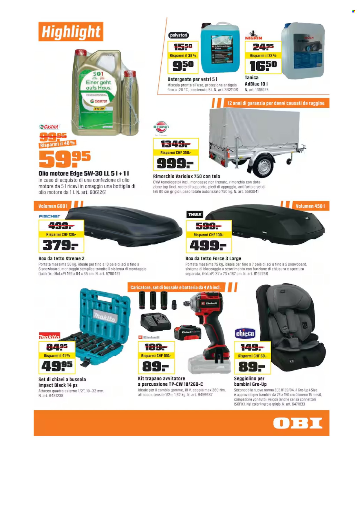 Volantino OBI - 16.2.2026 - 28.2.2026. Pagina 7. Pagina 7