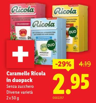 Caramelle Ricola in duopack