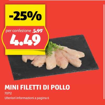 MINI FILETTI DI POLLO