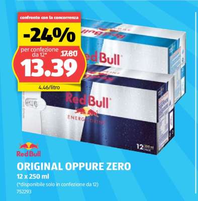 Red Bull ORIGINAL OPPURE ZERO