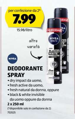NIVEA DEODORANTE SPRAY