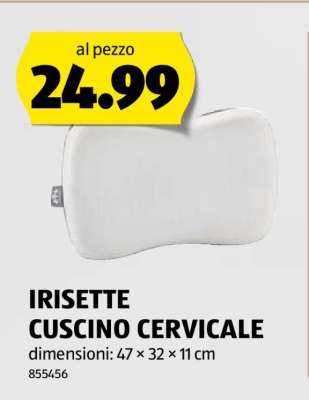 IRISETTE CUSCINO CERVICALE