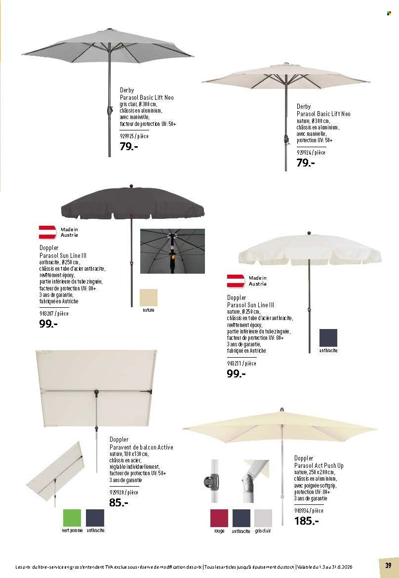 Volantino Prodega - 1.3.2026 - 31.8.2026. Pagina 39. Pagina 39