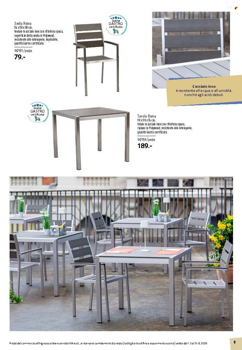 Volantino Prodega - 1.3.2026 - 31.8.2026. Pagina 9. Pagina 9