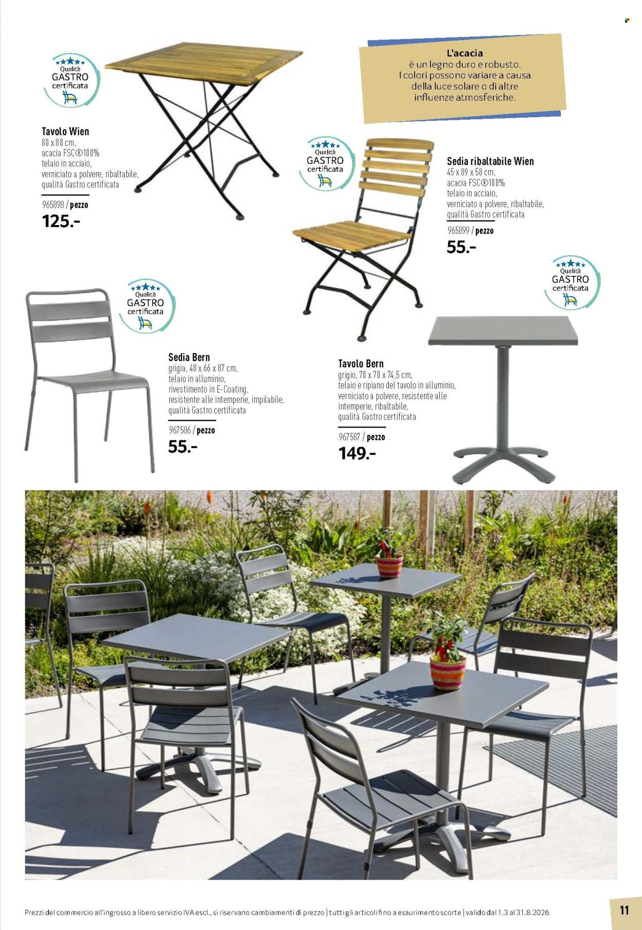 Volantino Prodega - 1.3.2026 - 31.8.2026. Pagina 11. Pagina 11