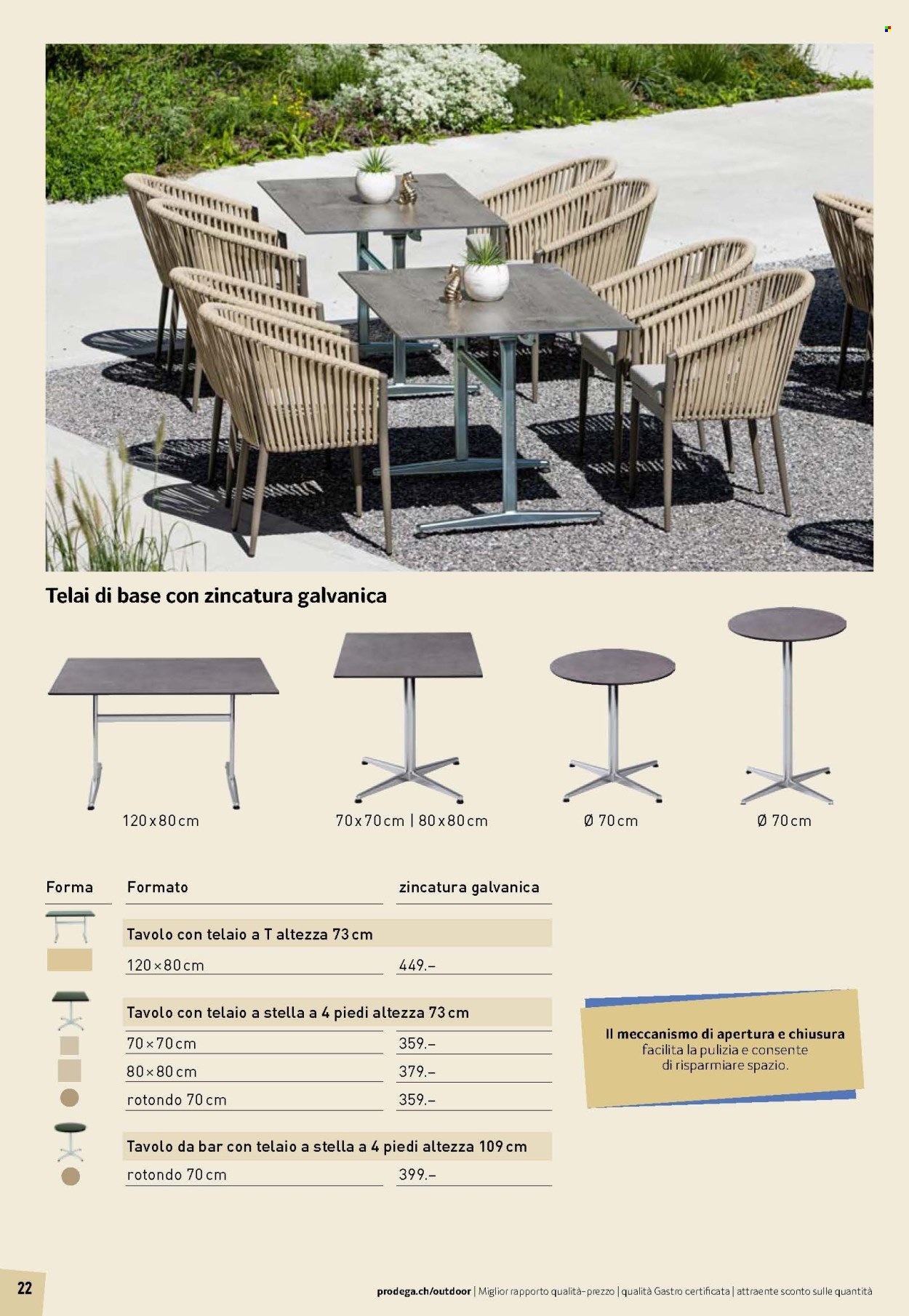 Volantino Prodega - 1.3.2026 - 31.8.2026. Pagina 22. Pagina 22