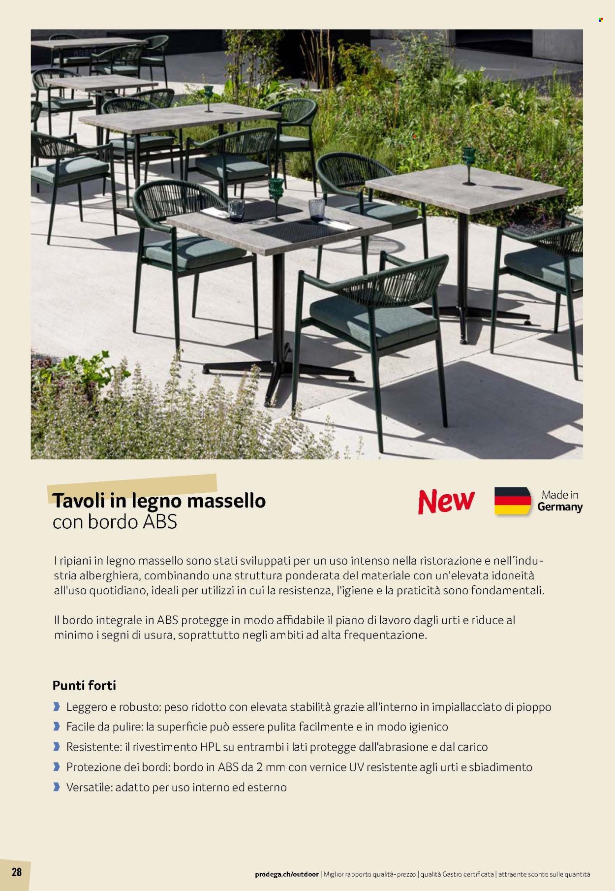 Volantino Prodega - 1.3.2026 - 31.8.2026. Pagina 28. Pagina 28