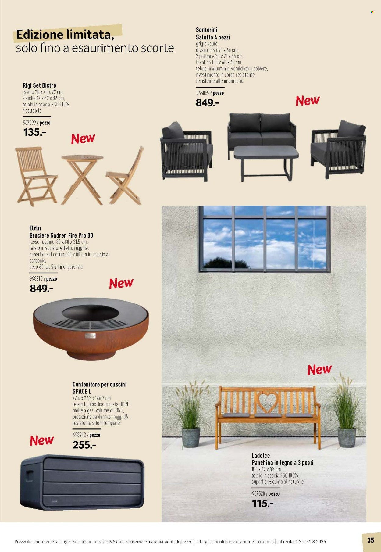 Volantino Prodega - 1.3.2026 - 31.8.2026. Pagina 35. Pagina 35