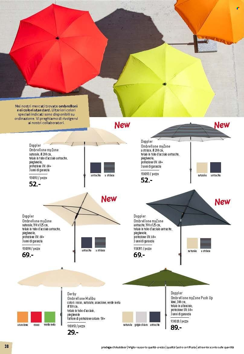 Volantino Prodega - 1.3.2026 - 31.8.2026. Pagina 38. Pagina 38