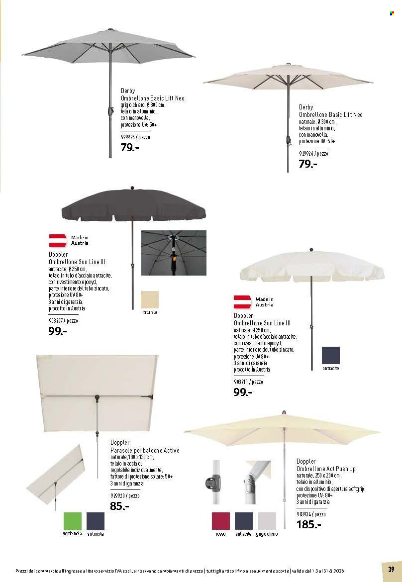 Volantino Prodega - 1.3.2026 - 31.8.2026. Pagina 39. Pagina 39