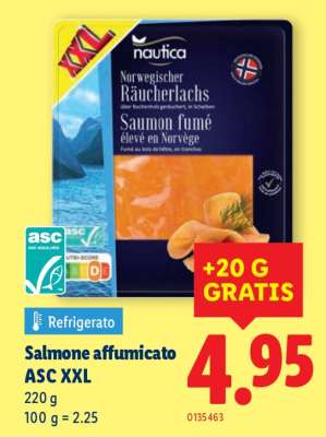Salmone ­affumicato ASC XXL