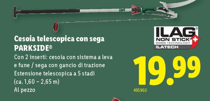 Cesoia telescopica con sega PARKSIDE®