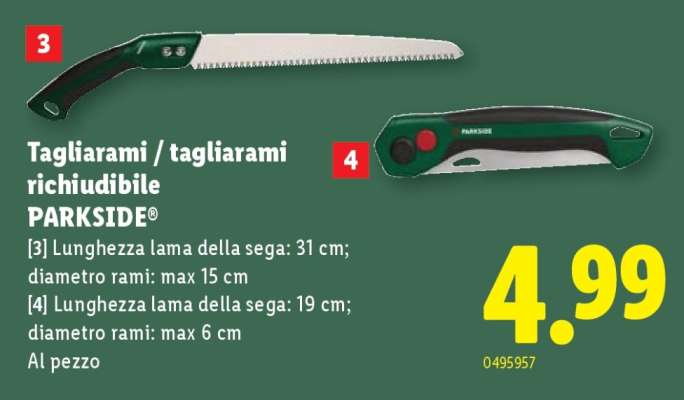 Tagliarami / tagliarami richiudibile PARKSIDE