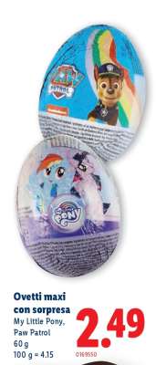 Ovetti maxi con sorpresa