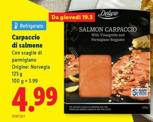 Carpaccio di salmone