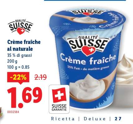 Crème fraîche al naturale