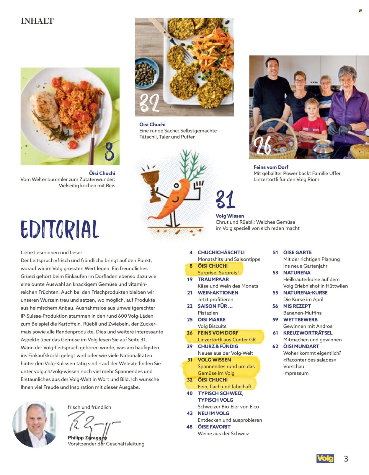 Volantino Volg - 1.3.2026 - 31.3.2026. Pagina 3. Pagina 3