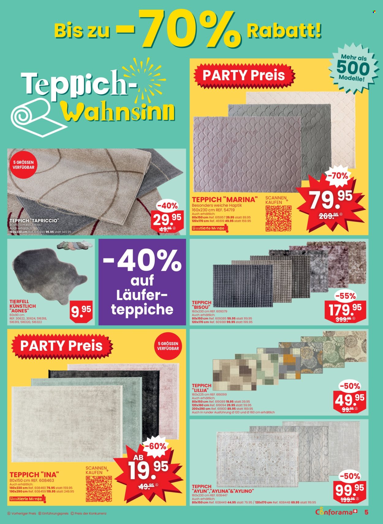 Volantino Conforama - 25.2.2026 - 10.3.2026. Pagina 5. Pagina 5